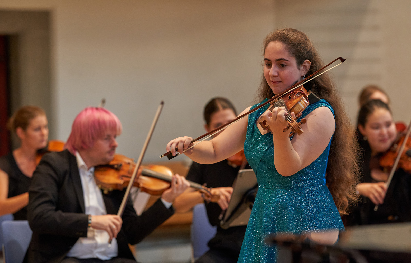 Alexandra Taub, violin student of Liana Tretyakova