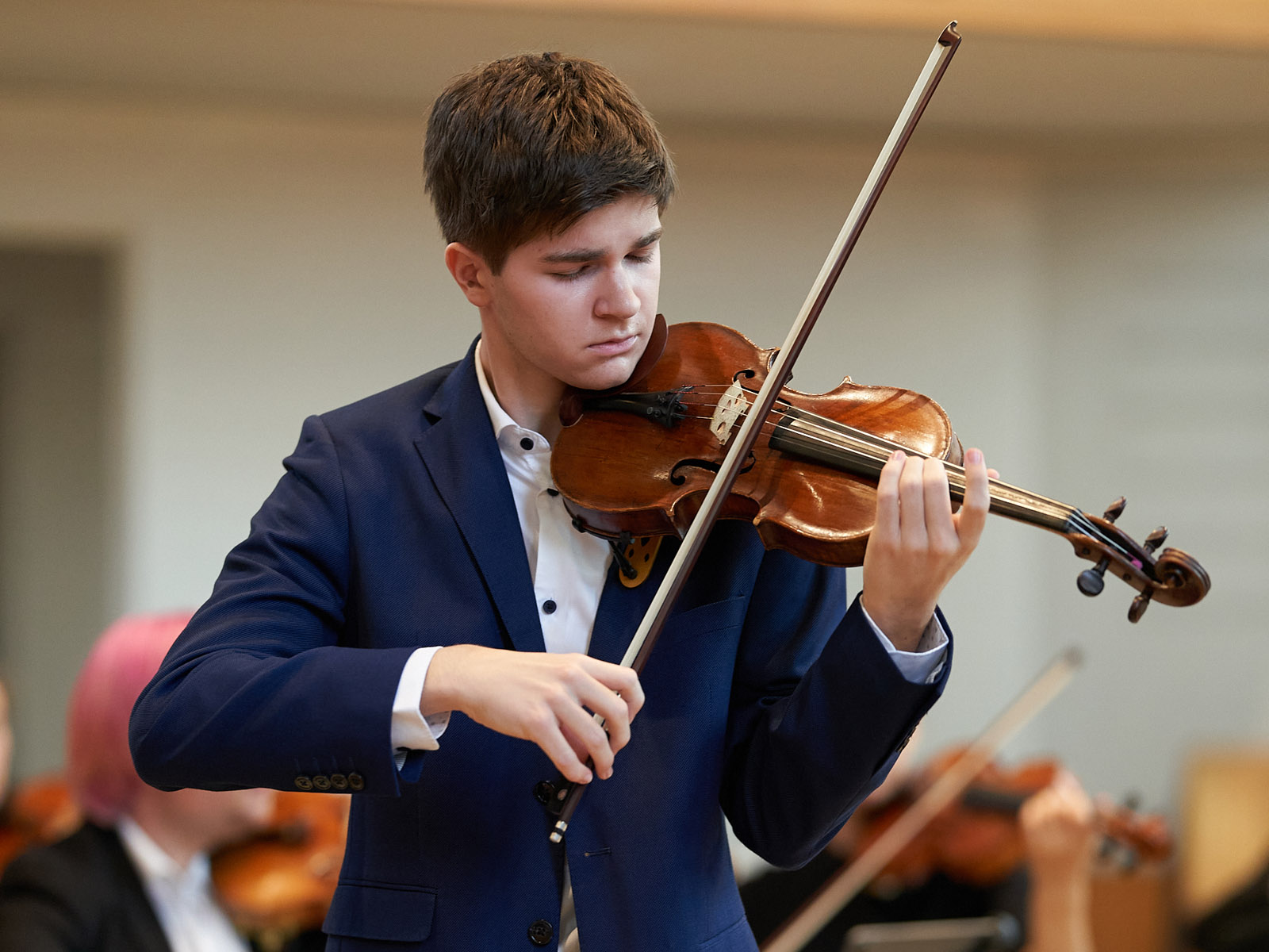 Emanuel Reinhardt, violin student of Alexander Kuznetsov