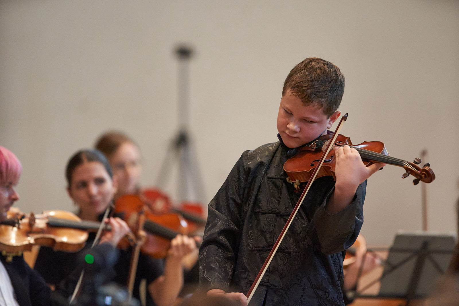 Nikita Koller, violin student of Liana Tretyakova
