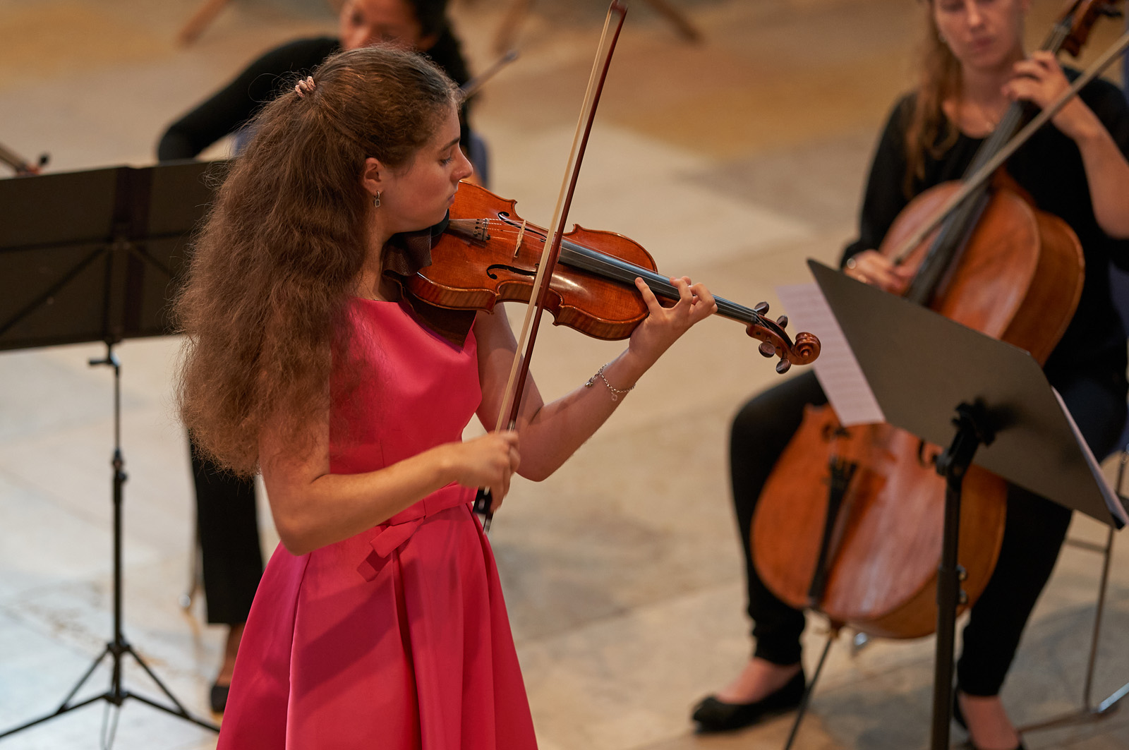 Nina Gringolts, violin student of Liana Tretyakova