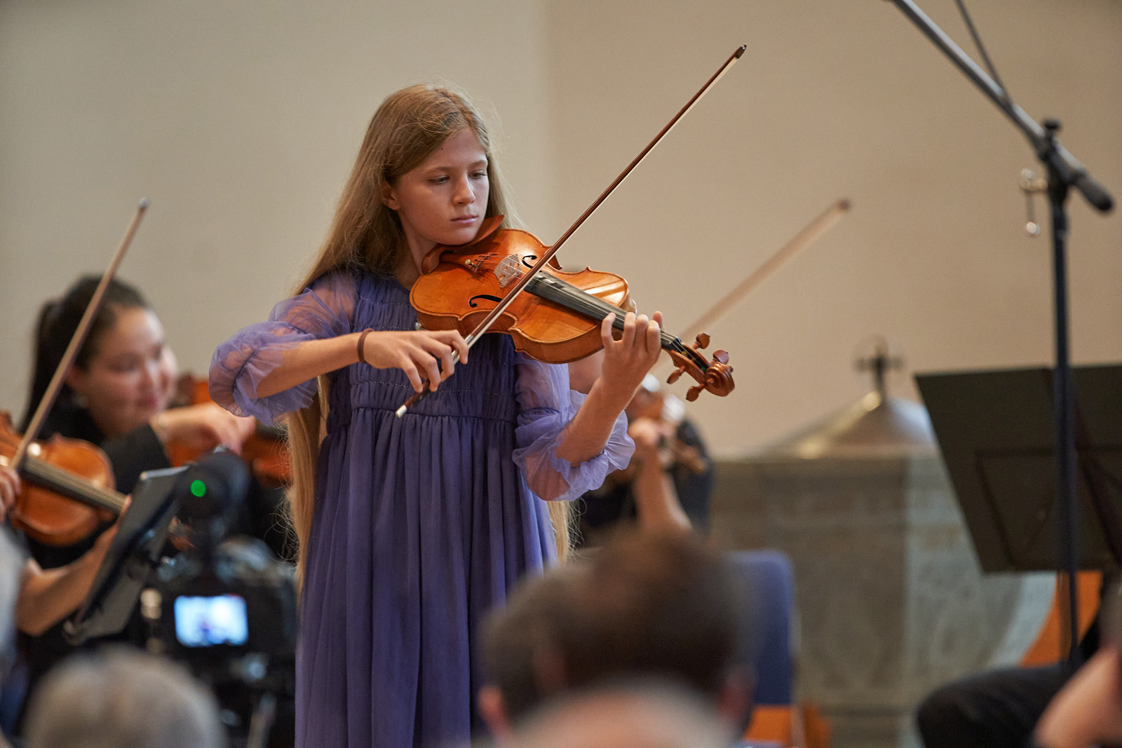Vlada Sabella, violin student of Liana Tretyakova
